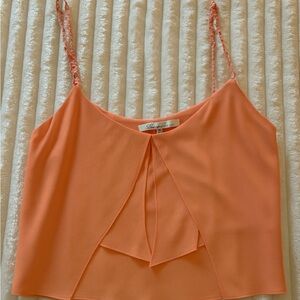 Lovers + friends Peach Sleeveless tank Top